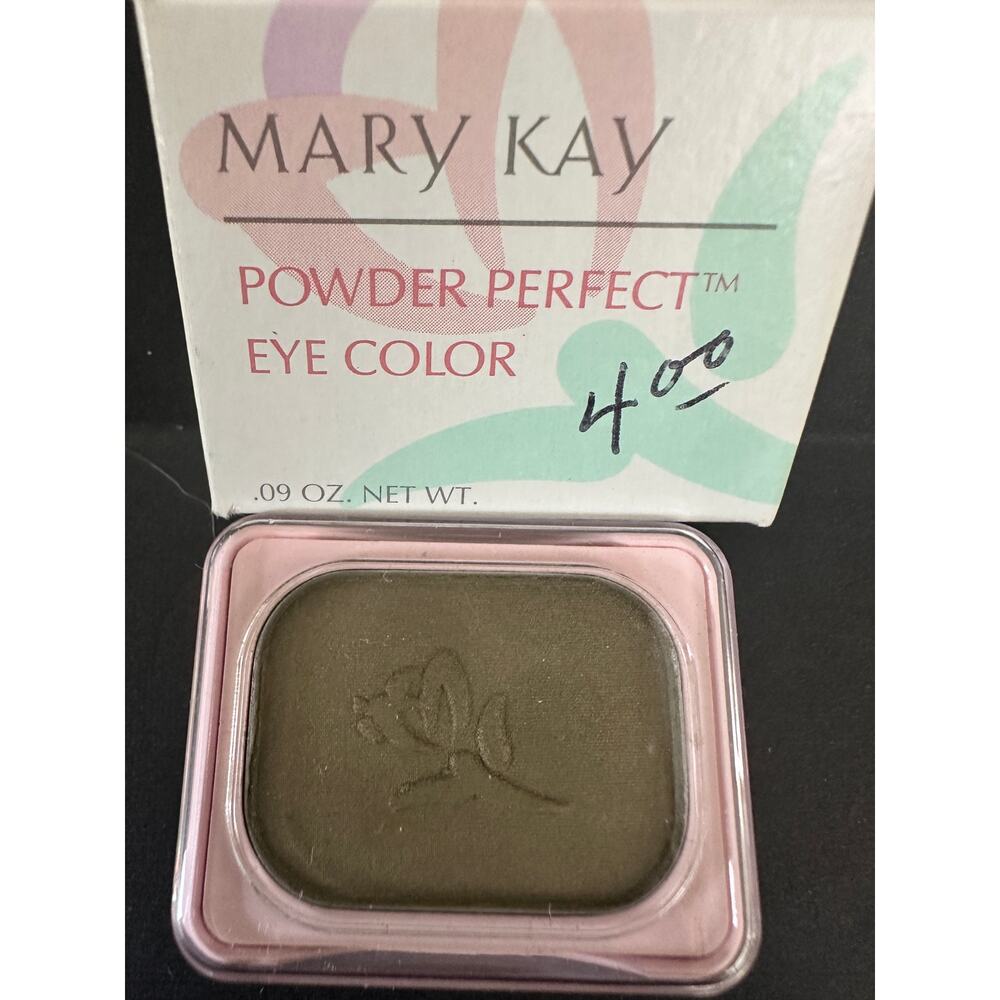 NOS VTG Mary Kay Powder Perfect Eye Color Olive 4987 .09 oz